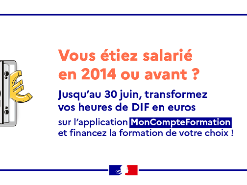 Le compte personnel de formation (CPF) s'est substitué au droit individuel à la formation (DIF) le (...)